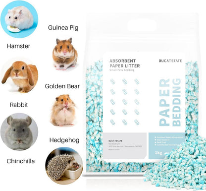 Papierstreu Hamster 1KG Weich Bettwaren Streu 99,9% Staubfrei