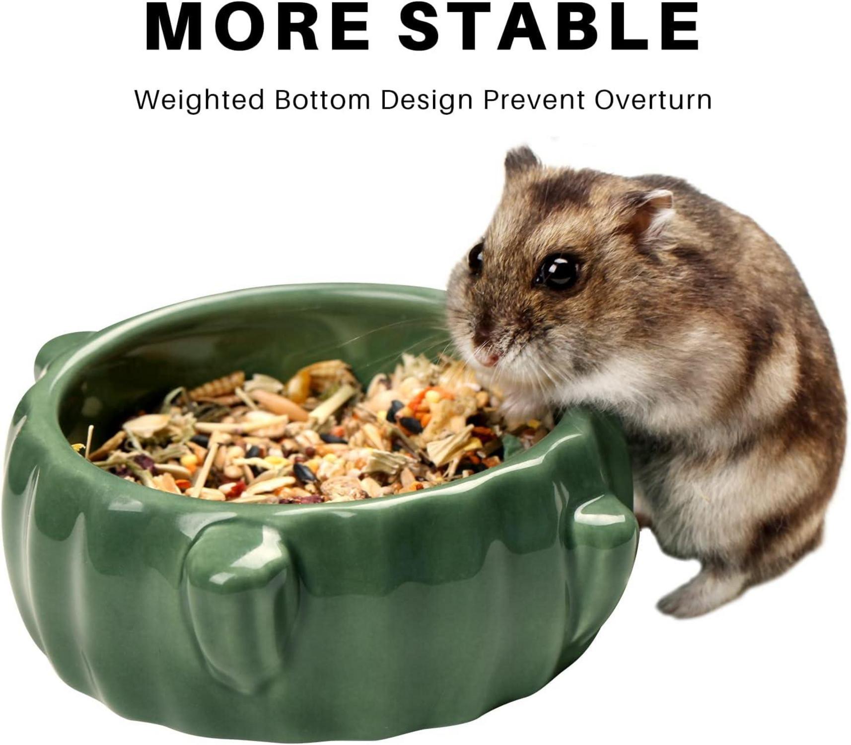 Keramik Napf für Hamster und Kleintiere, 2 Stück 9cm Dia