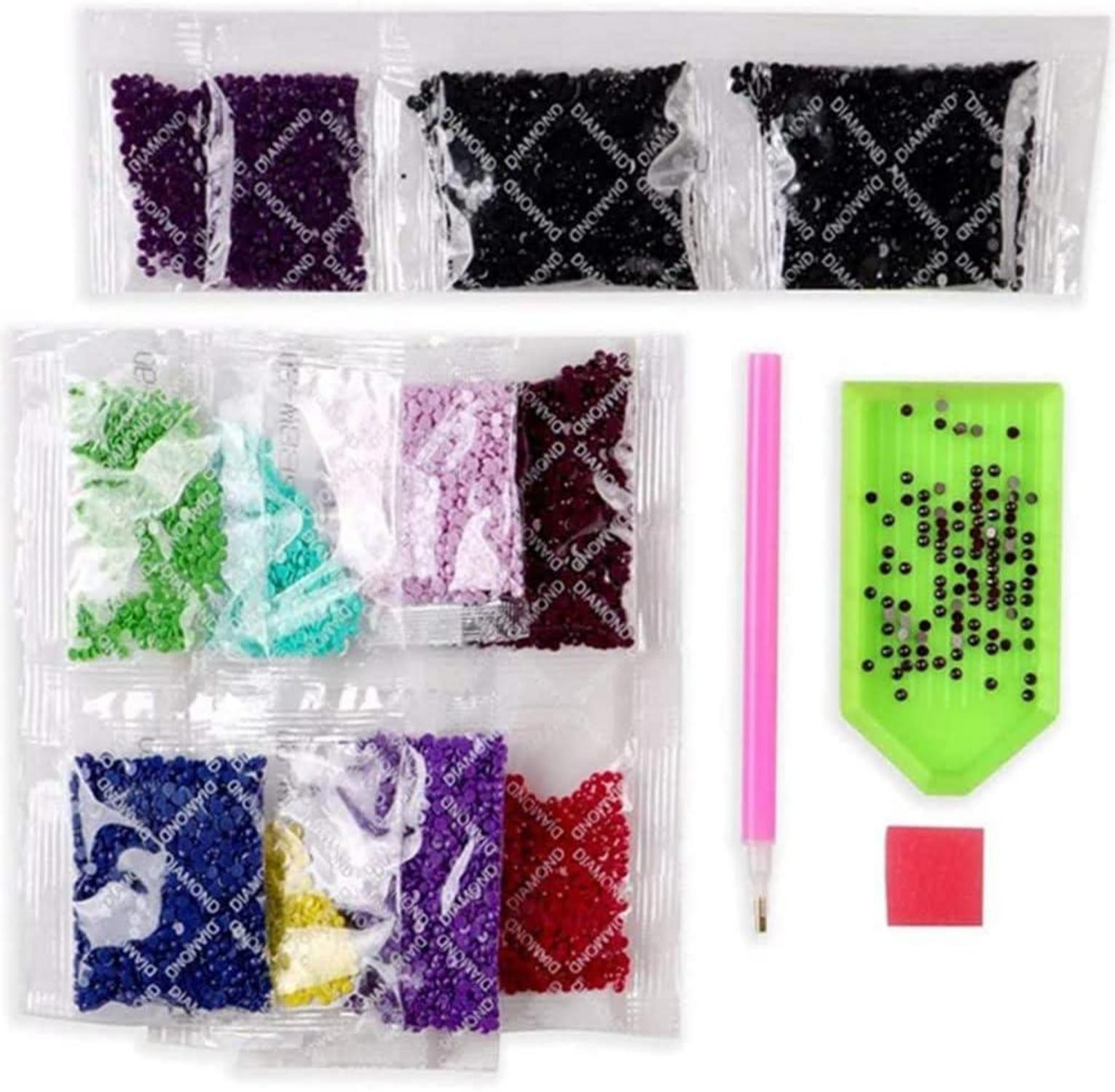 5D Diamond Painting Set Landschaft Erwachsene 6 Stück Wasserfall 30x40