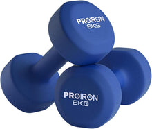 Neopren Kurzhantelset 2er-Set Yoga Pilates Gymnastik Kinder 6KG