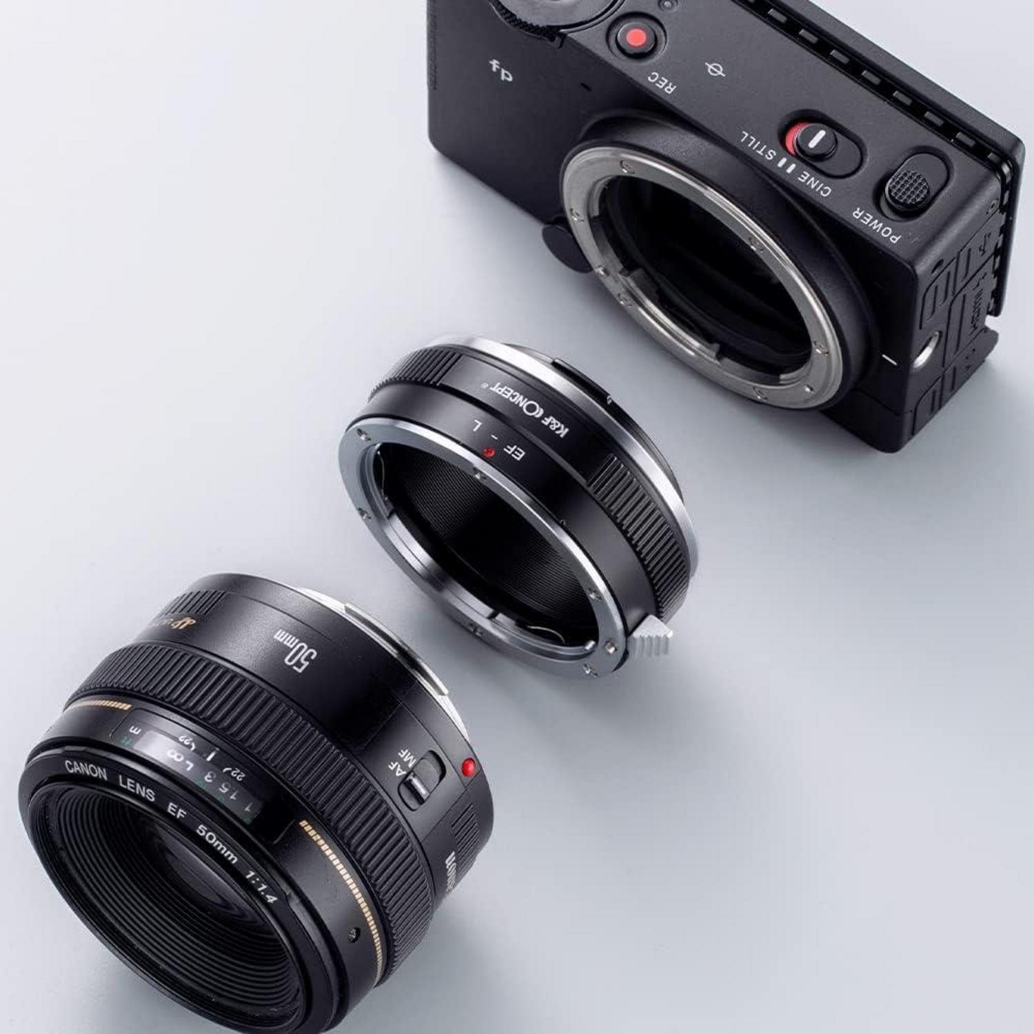 Canon EOS-L Objektivadapter Manueller Fokus EF/EF-S auf L-Mount-Kamera