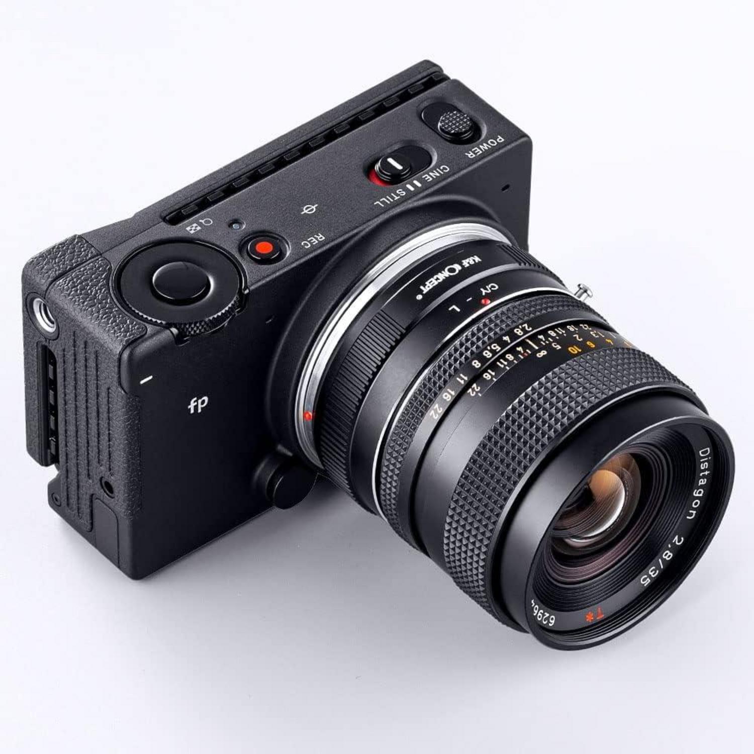 Objektivhalterungsadapter C/Y-L für Contax/Yashica Objektive zur L-Mount Kamera