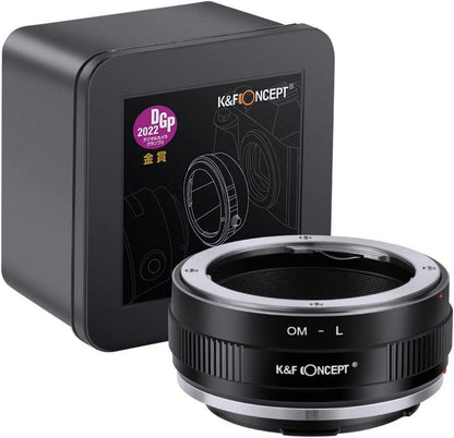 K&F Concept OM-L Objektivadapter für Olympus OM SLR auf