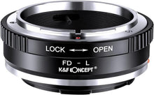 Objektivadapter Canon FD FL 35mm auf L Mount Kamera