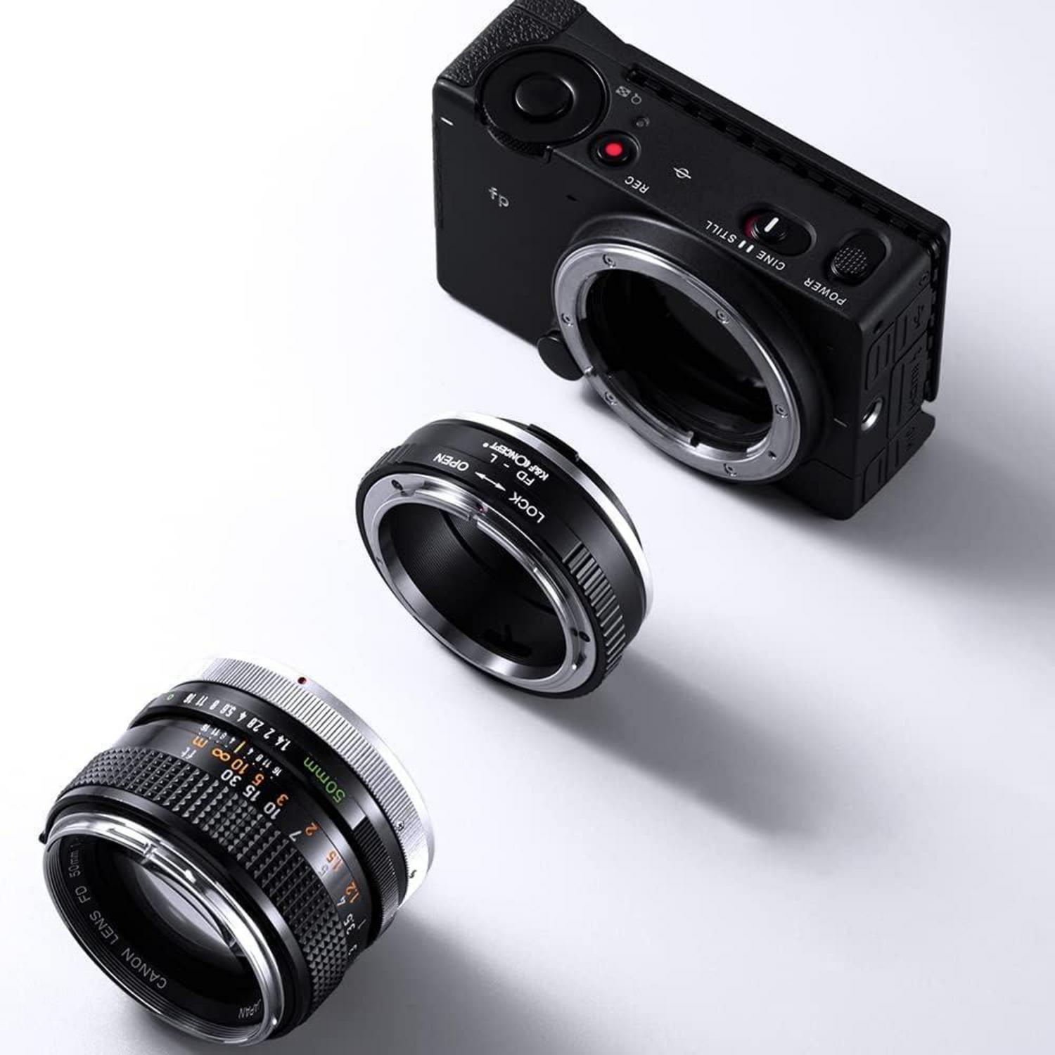 K&F Concept Objektivadapter FD-L Canon FD FL auf L-Mount Adapter