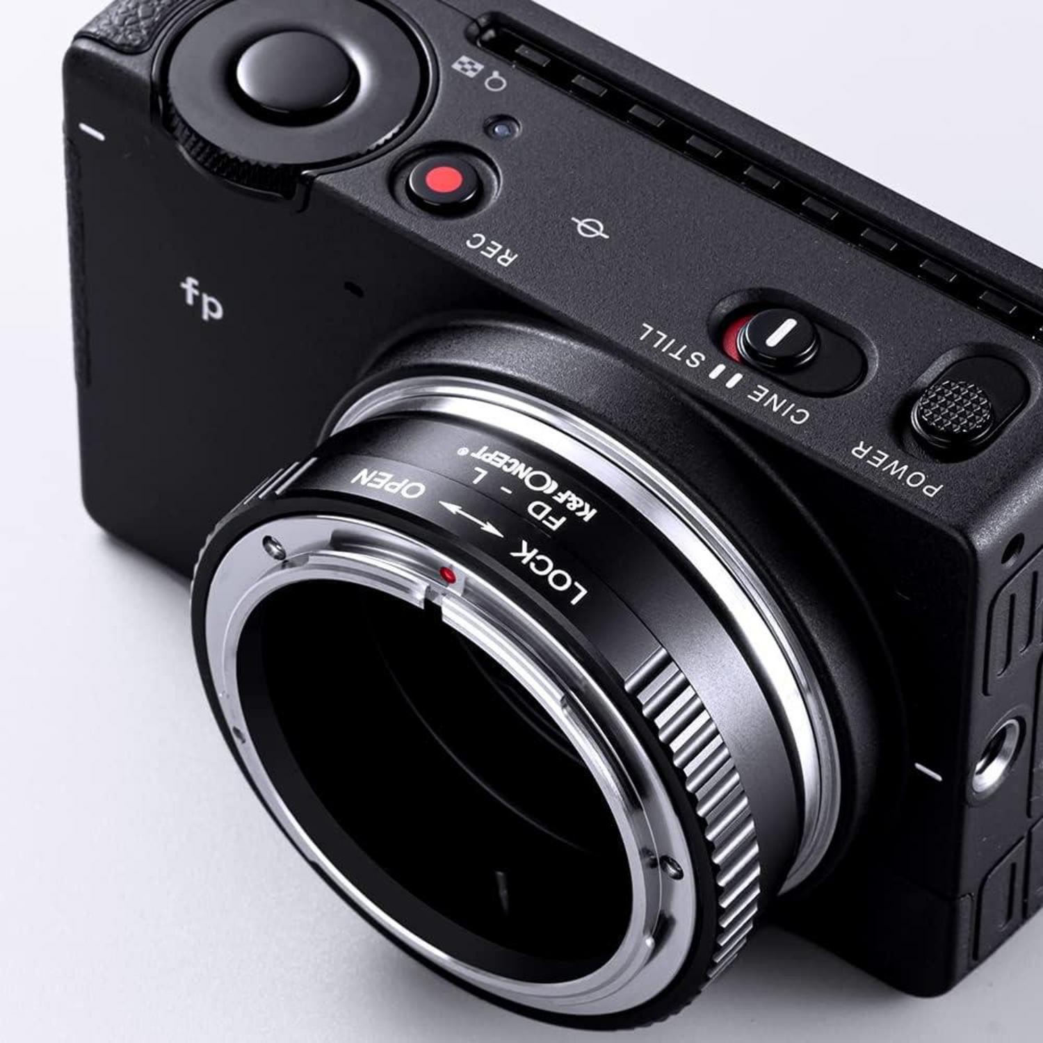 Objektivadapter FD-L Manueller Fokus für Canon FD FL auf L Mount
