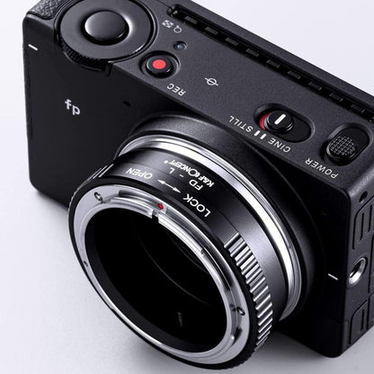 Objektivadapter FD-L Manueller Fokus für Canon FD FL auf L Mount