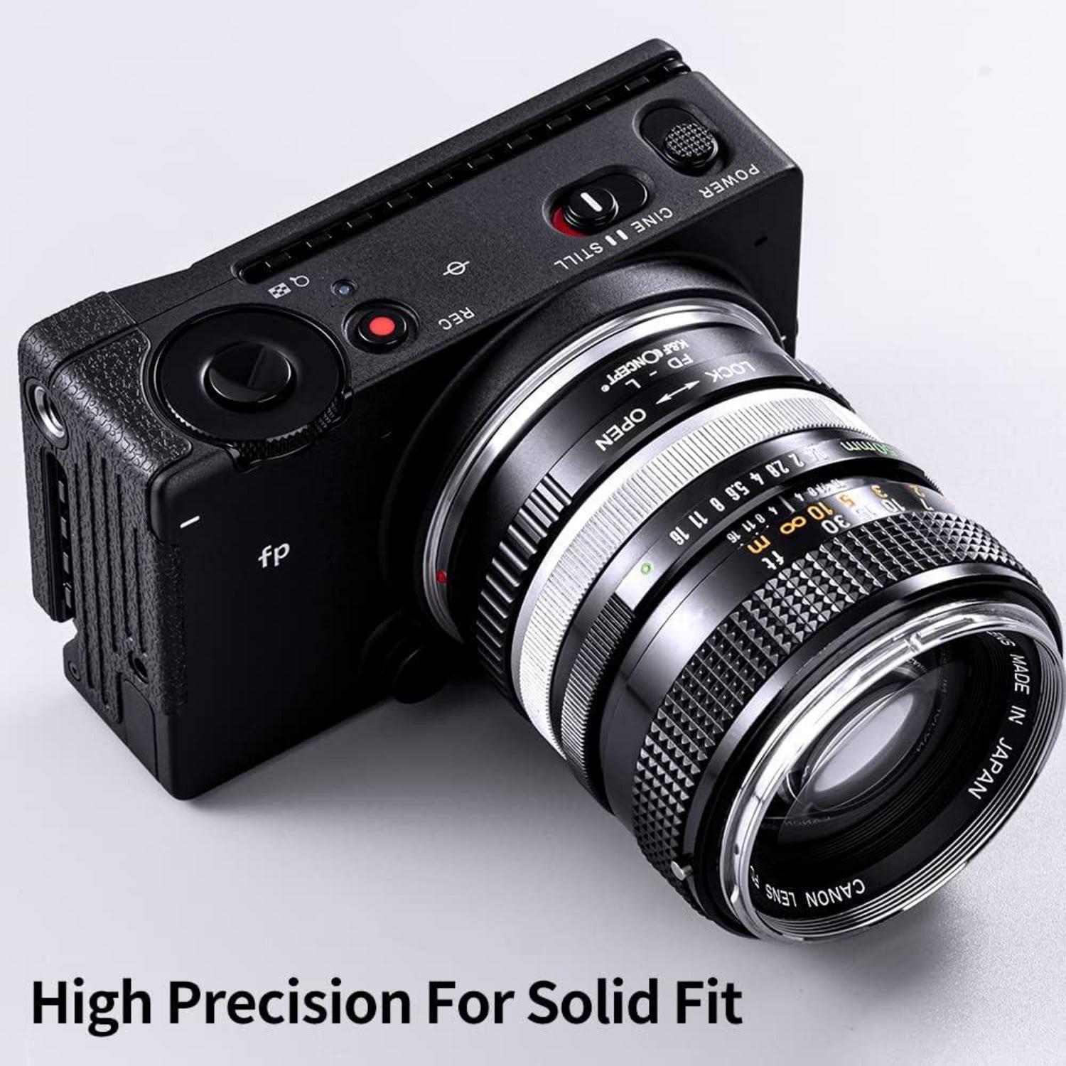K&F Concept Objektivadapter FD-L Canon FD FL auf L-Mount Adapter