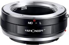 Objektivadapter Minolta MD auf L-Mount für manuellen Fokus