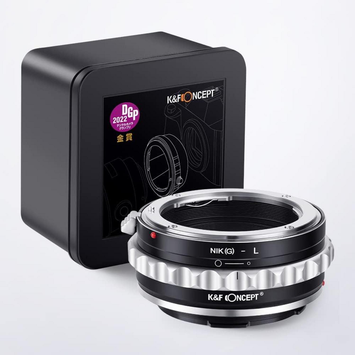 Objektivanschlussadapter Nikon F (G-Typ) auf L-Mount Kamera