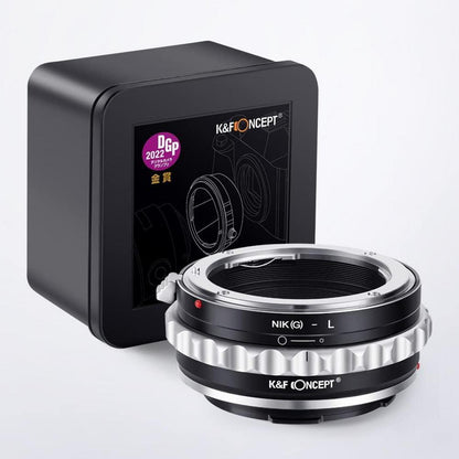 Objektivanschlussadapter Nikon F (G-Typ) auf L-Mount Kamera