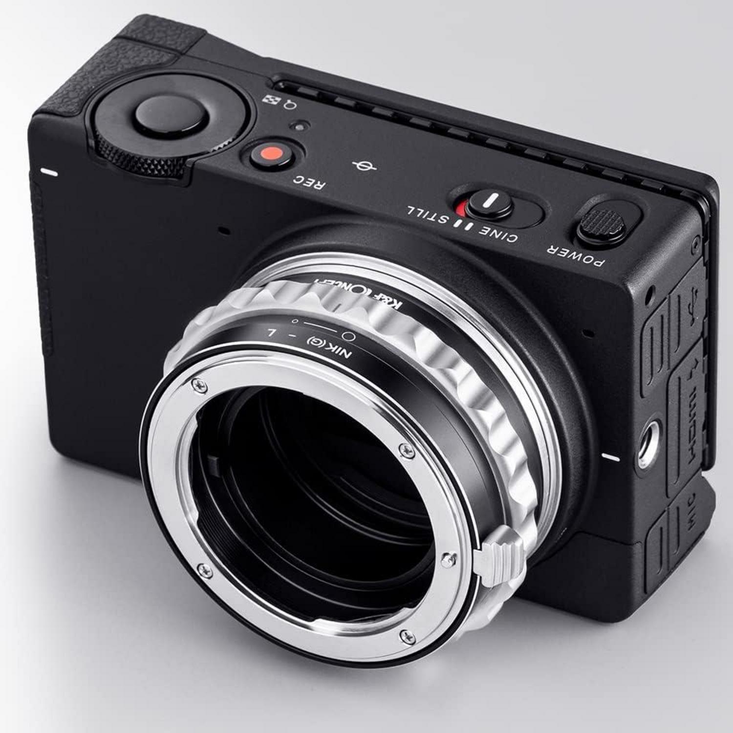 Objektivadapter Nikon F auf L-Mount Kamera - Manueller Fokus