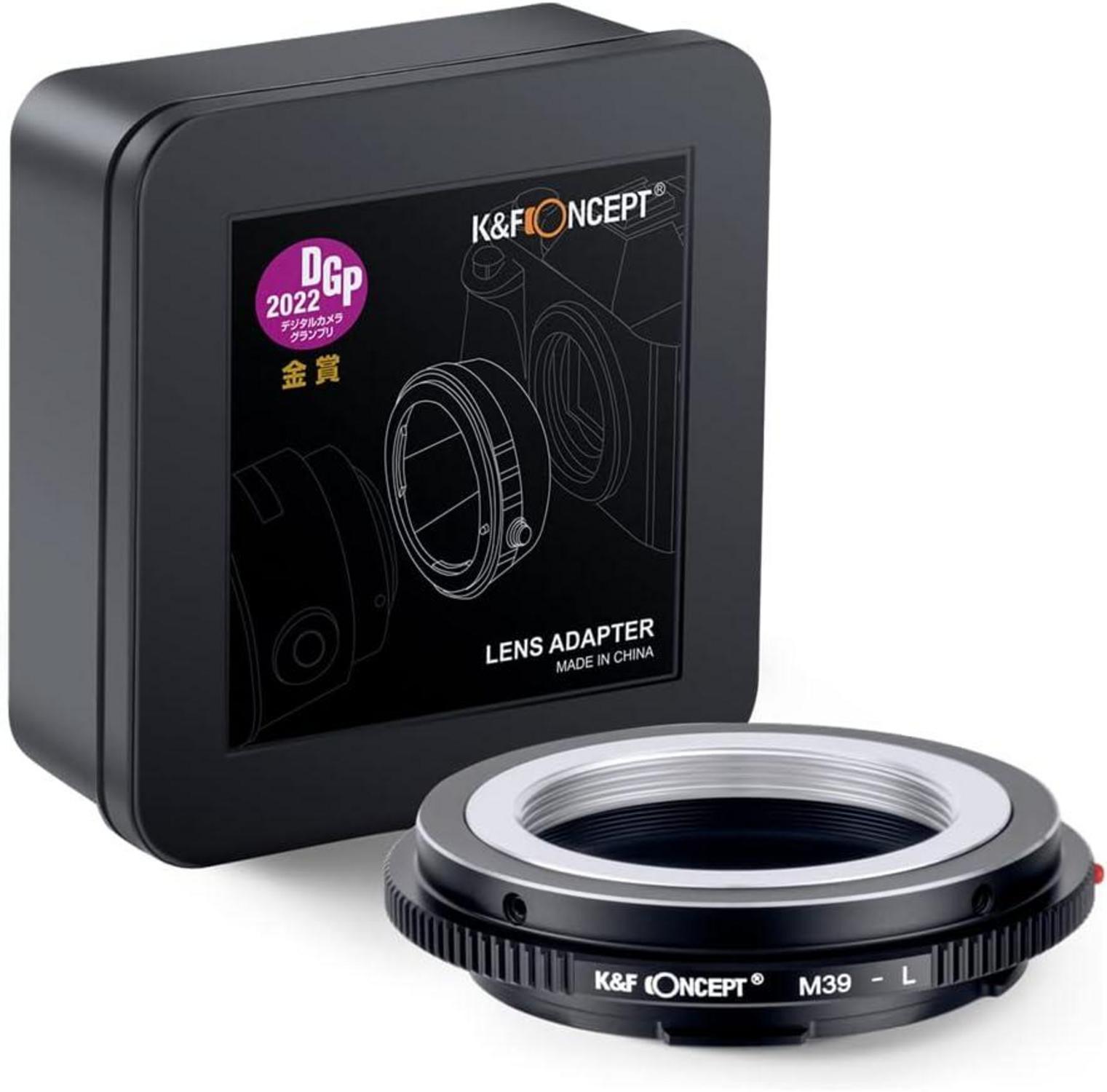 KF Concept M39-L Objektivadapter für L-Mount-Kameras