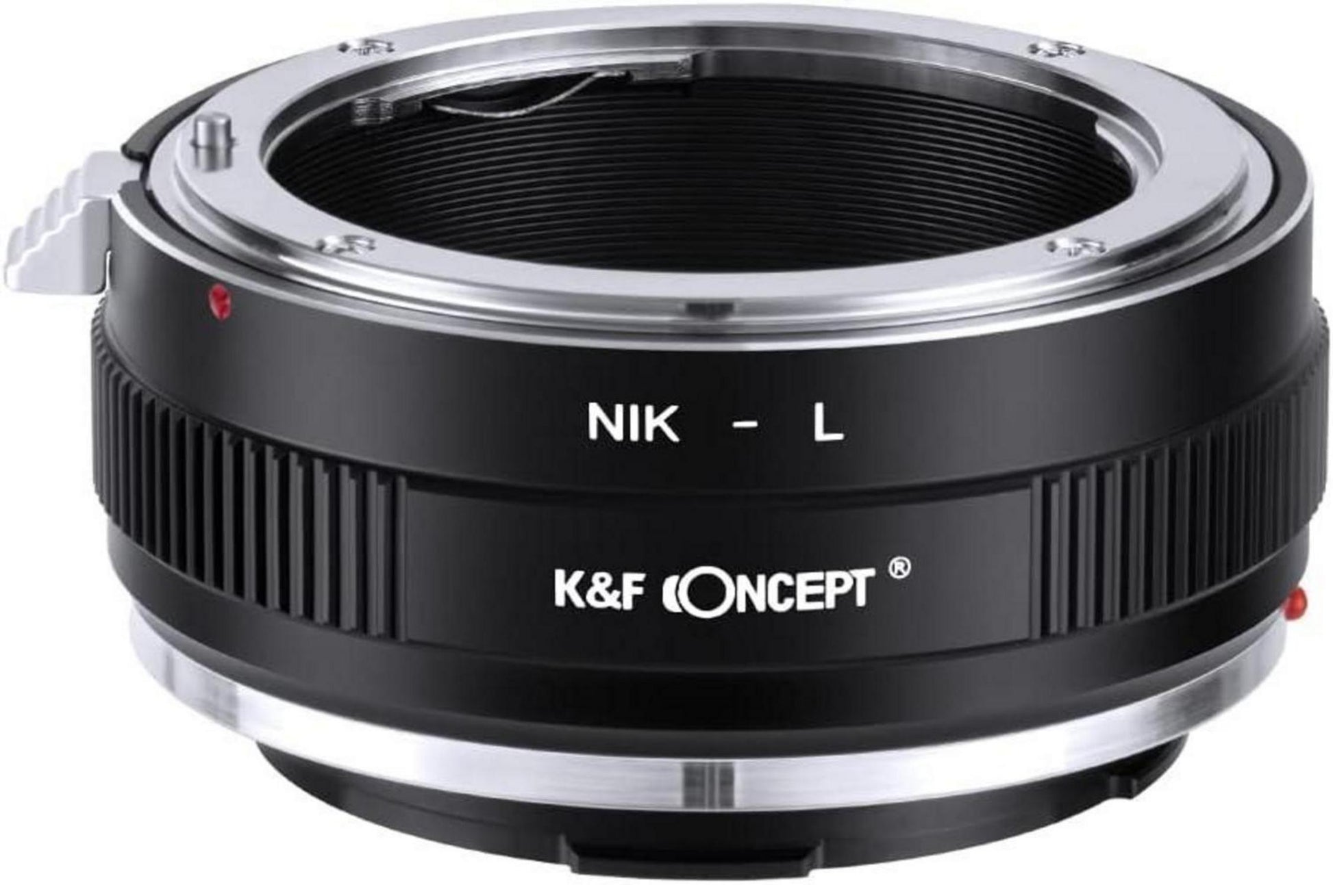 Objektivadapter für Nikon F-Objektiv auf L-Mount Kamera