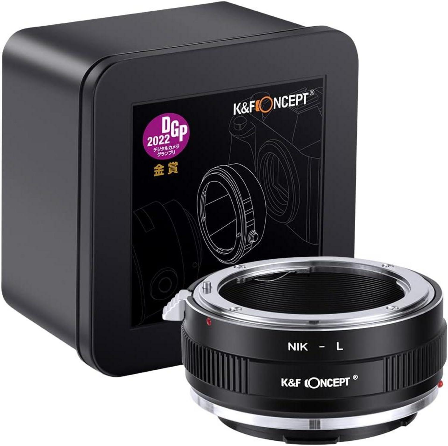 Objektivadapter Nikon F auf L-Mount Kamera - Manueller Fokus