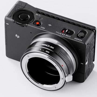 K&F Concept Objektivadapter Nikon F auf L-Mount für manuellen Fokus