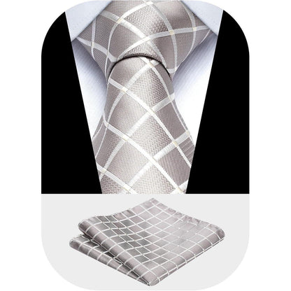 Krawattenset Rot mit Einstecktuch