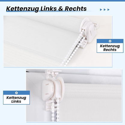 Klemmrollos für Fenster ohne Bohren Plissee Klemmfix 45x170