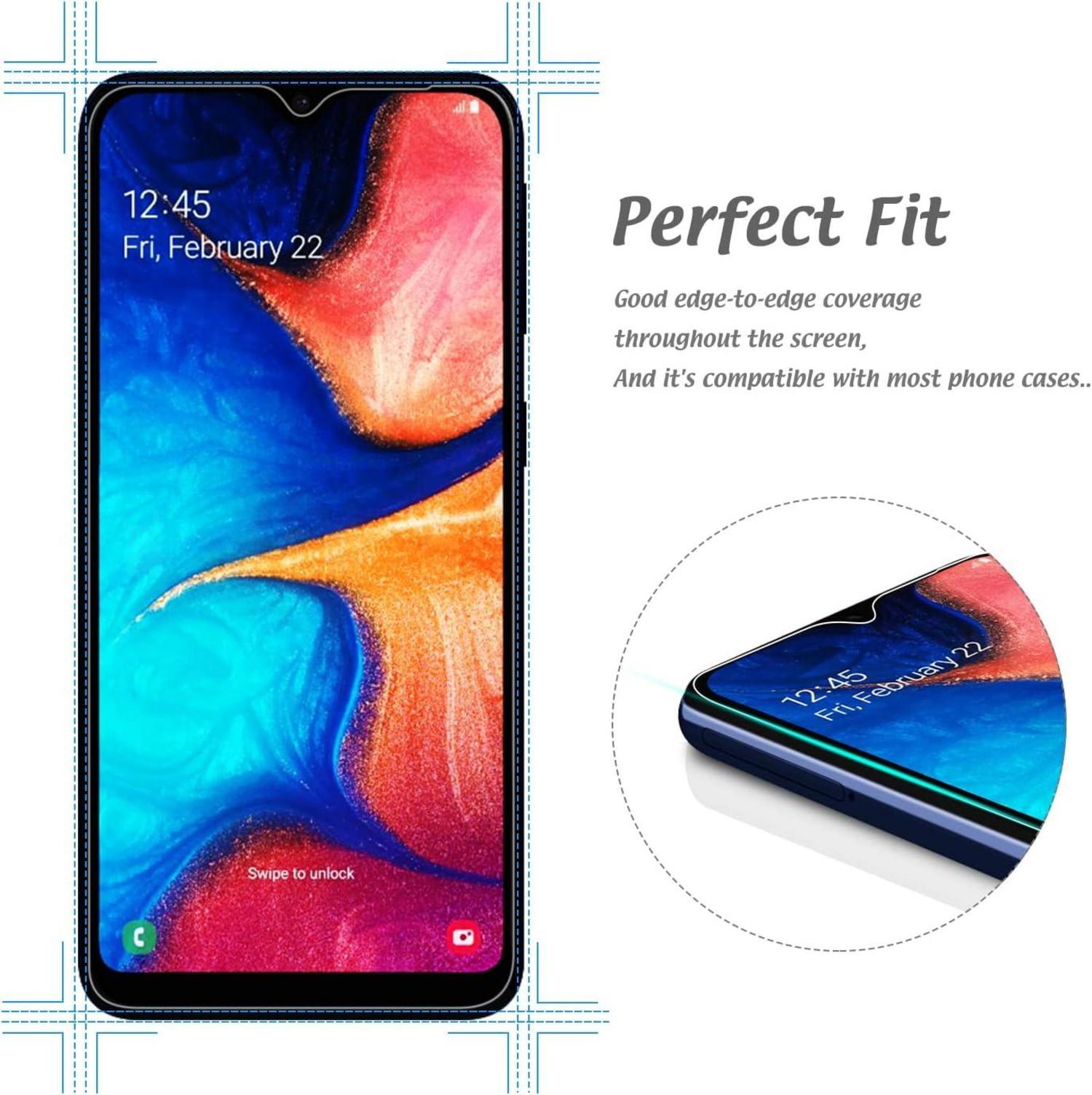 Panzerfolie Samsung Galaxy A20e/A10e 2er-Pack 9H Härtung
