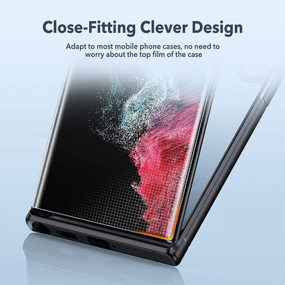 Schutzhülle Samsung Galaxy S22 Ultra 5G Schutzfolie Kamera TPU-Folie 3D Displayfolie