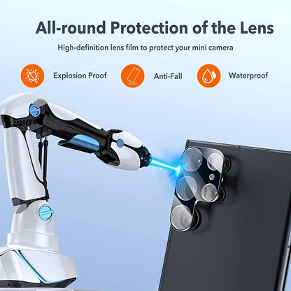 Schutzhülle Samsung Galaxy S22 Ultra 5G Schutzfolie Kamera TPU-Folie 3D Displayfolie