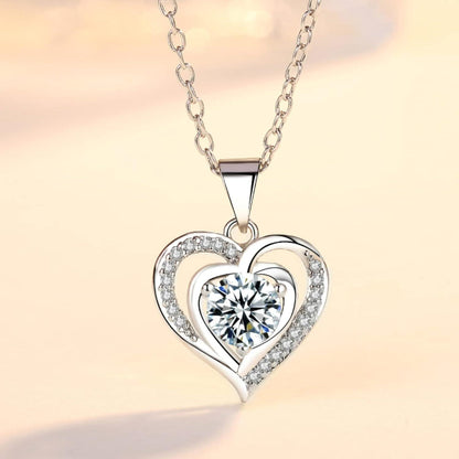 Ewige Rose Geschenkbox mit Halskette und Ohrringe, Konservierte Rosen