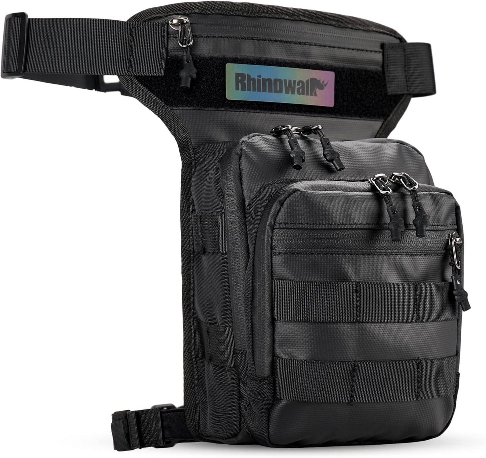 Rhinowalk Beintasche Oberschenkeltasche Multifunktionstasche Schwarz