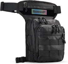 Rhinowalk Beintasche Oberschenkeltasche Multifunktionstasche Schwarz
