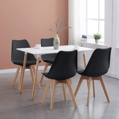 8 Esszimmerstühle Buche Holz, skandinavisches Design