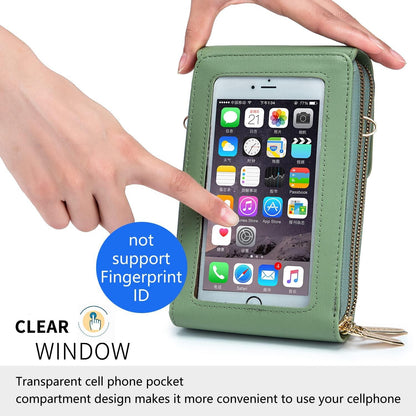Roulens Kleine Handy Umhängetasche Damen Crossbody 3 in 1 Schultergurte RFID 2 Fächer