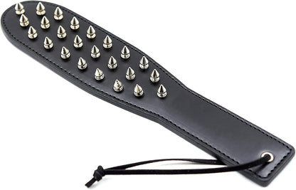 SM Paddel mit Stacheln Leder Erotik Bondage Peitsche Spanking