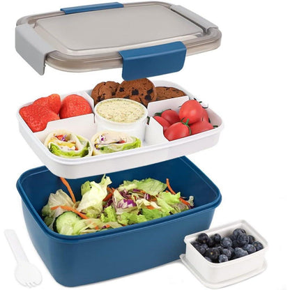 Bugucat Lunchbox Erwachsene 2000ML Auslaufsicher Bento Box