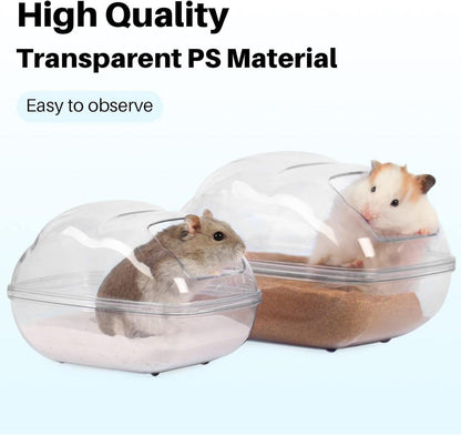 Hamster Sandbad Badezimmer Sandkasten Transparentes Design