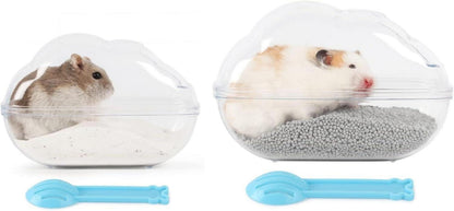 Transparentes Hamster Sandbad  für Chinchilla Gerbil BUCATSTATE