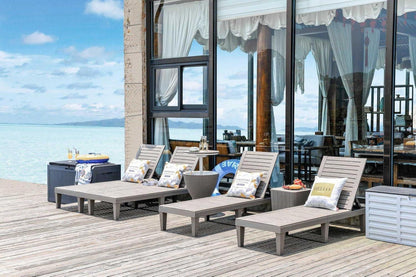 Outdoor-Lounge-Stuhl Pool Chaiselounge wasserdicht und