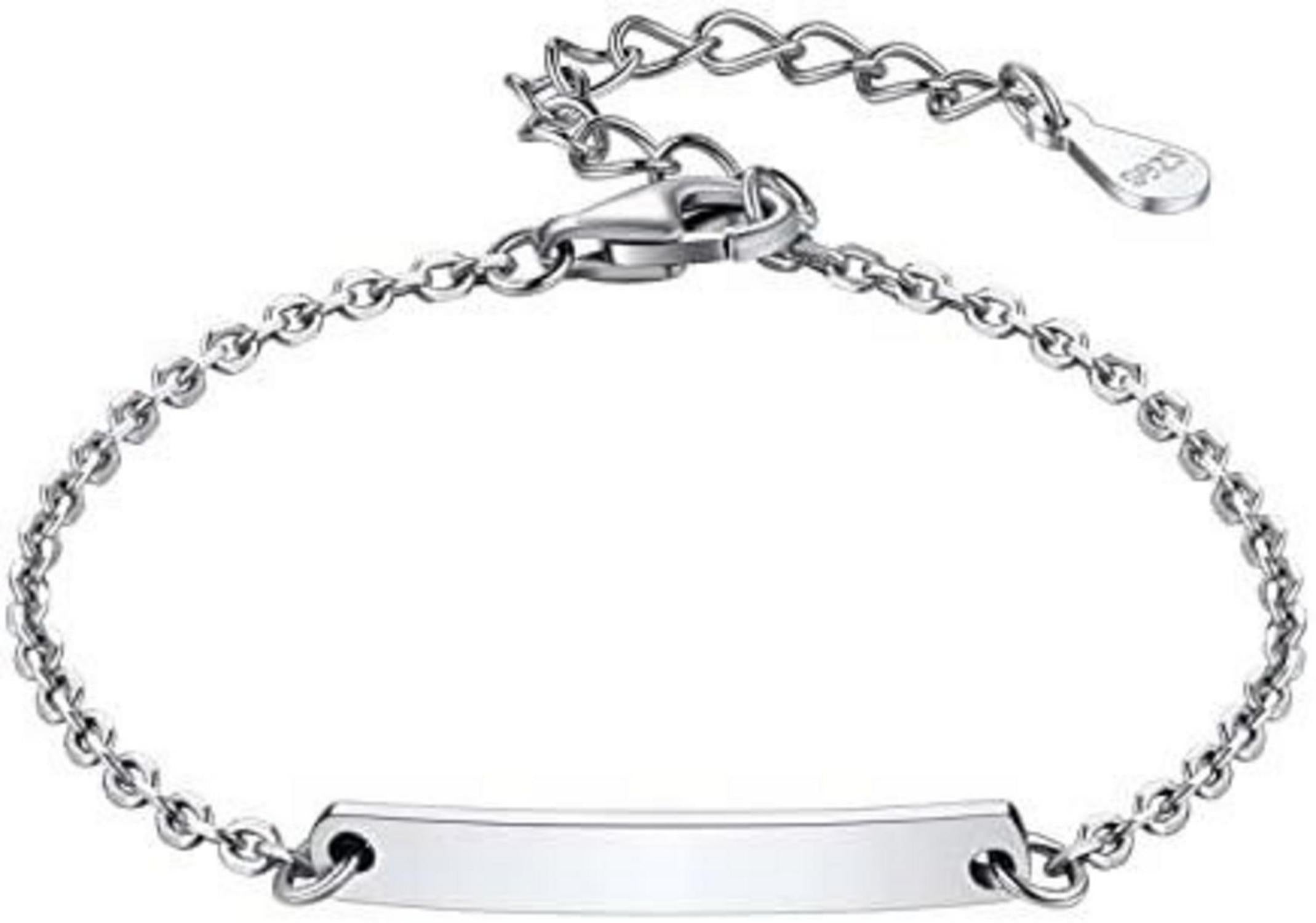925 Silber Kinder Armband mit Gravur in Rosegold