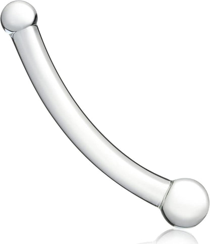 Glasdildo Doppeldildo Analdildo Kristall Penis Buttplug G-Punkt SM