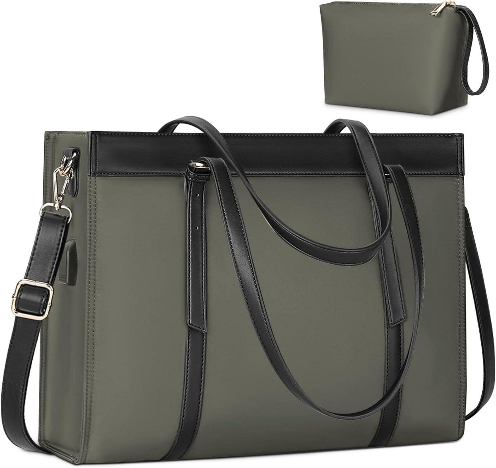 Wasserdichte Laptoptasche Damen mit USB-Ladeanschluss
