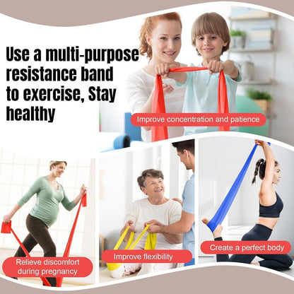 Fitnessbänder 3er-Set mit 3 Widerstandsstufen für Krafttraining