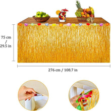 Hawaii Deko Party Beachparty Deko 146 Stück Set Tischröcke