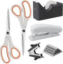 Büroartikel-Set mit 2 Scheren, 1 Hefter, 1000 26/6