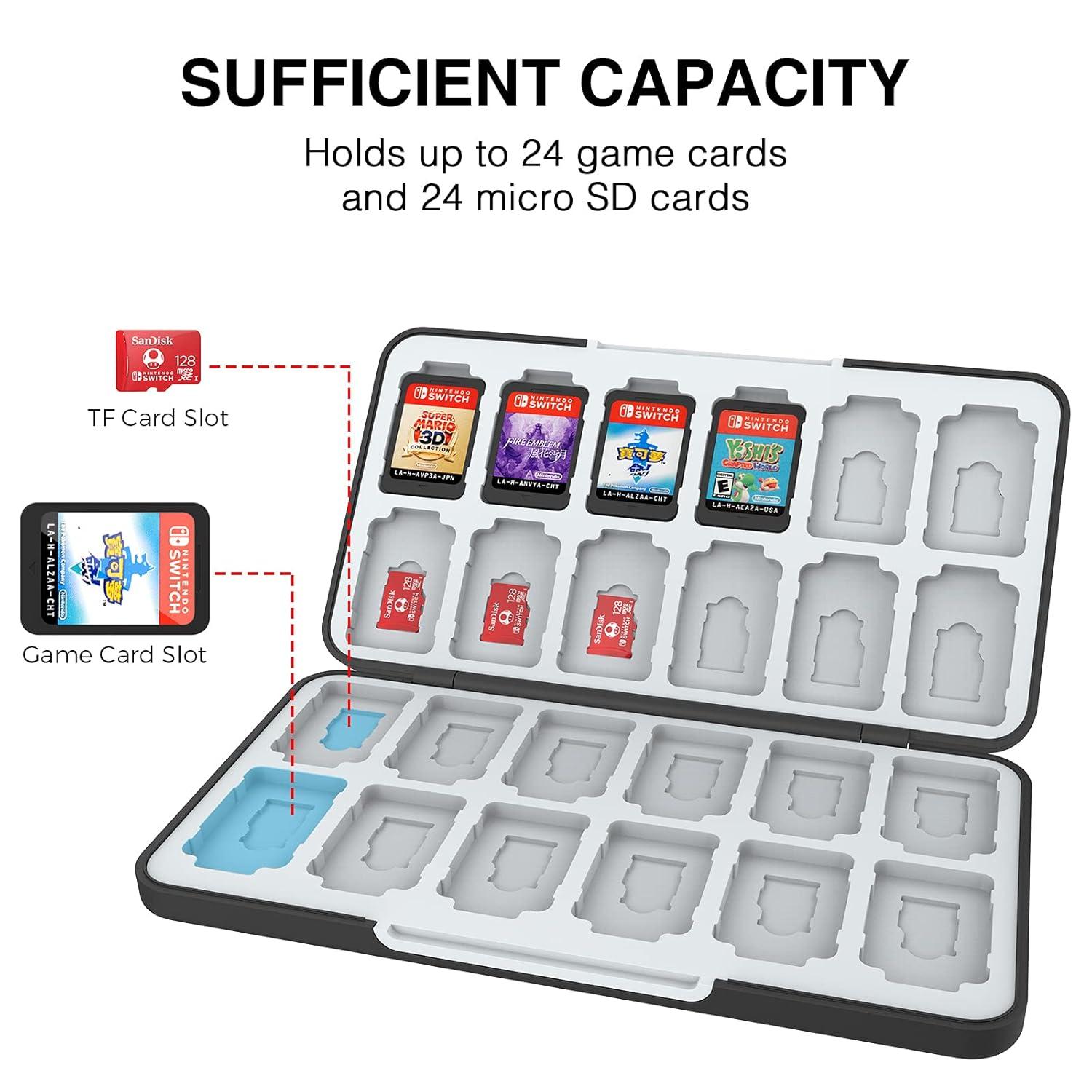 HEIYING Game Card Aufbewahrungsbox für Switch mit 24 Game