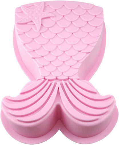 Silikon Backform Meerjungfrau Kuchenform Neuheit für Kuchen Pudding