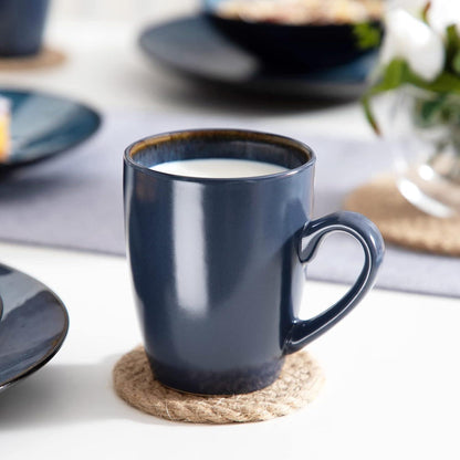 Vancasso BUBBLE 16tlg. Steinzeug Tafelservice Set Blau