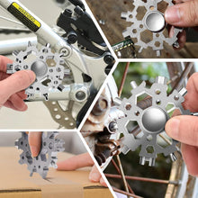 KEZKALS 23-in-1 Schneeflocken Multitool für Männer Silber