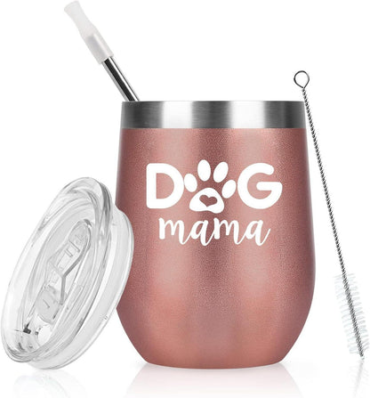 Thermobecher 350ml Vakuum Weihnachtsgeschenke Hundemama 12oz