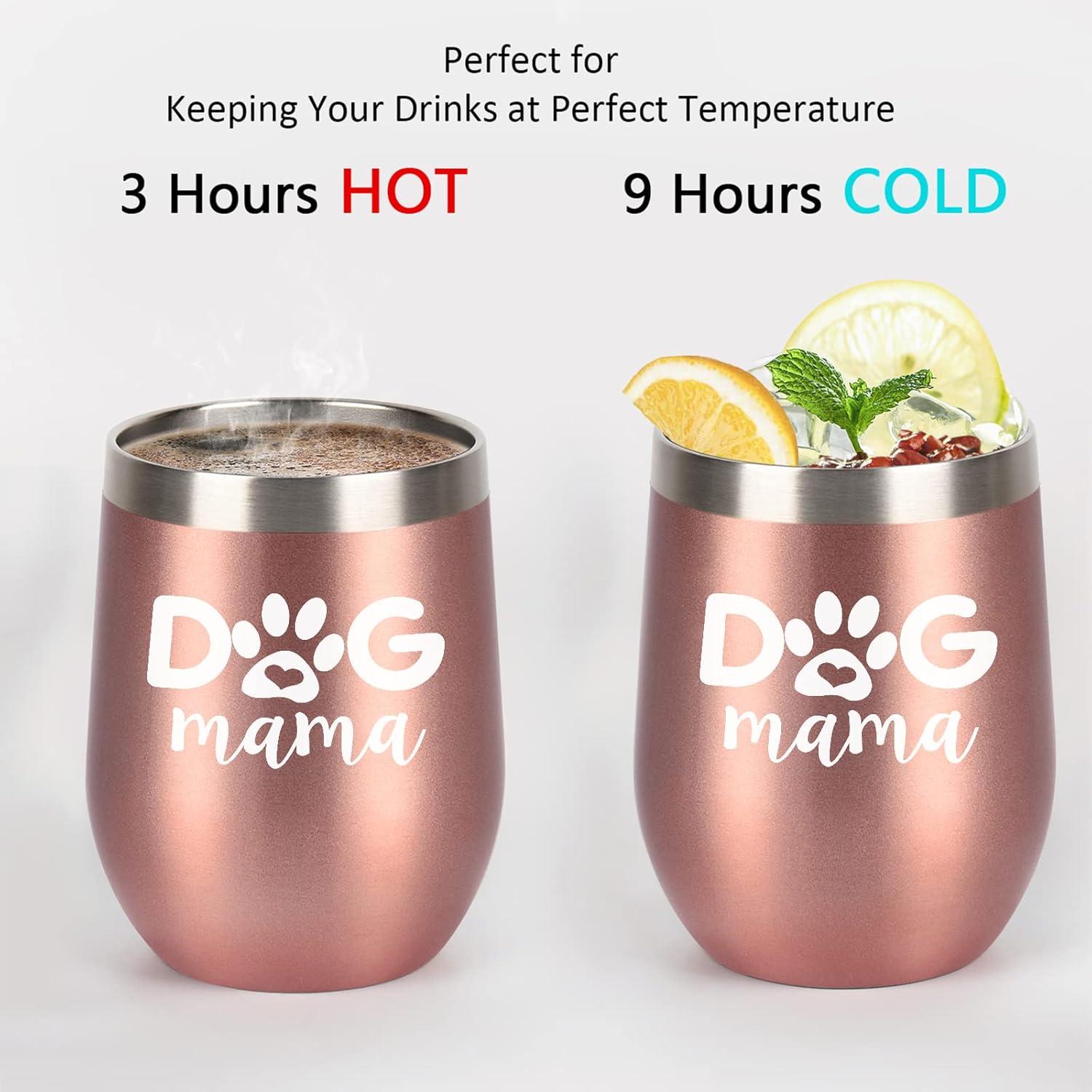 Thermobecher Dog Mama 350ml Vakuum Coffee to go Becher 12oz