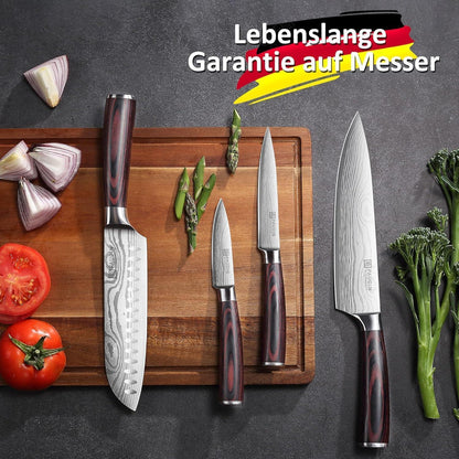 XL Premium Messerset 7-teilig Profi Kochmesser Küchenmesser