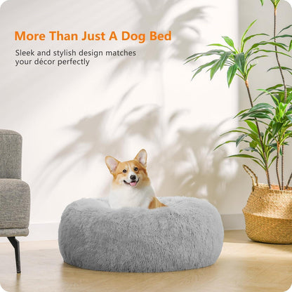 Orthopädisches Hundebett rund Hundekissen Hundesofa waschbar