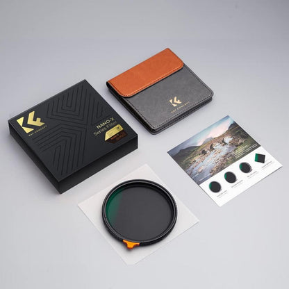K&F Concept 77mm Filter ND2-ND32 Black-Mist 1/4 Variable ND2-32 2in1 Multifunktionaler Filter